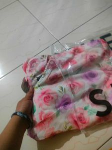 new with tag Floral One Shoulder Dress