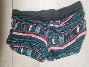 Colorful Printed Athletic Shorts