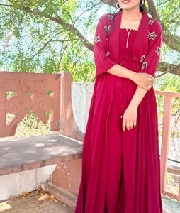 💥🌸PRICE DROP🌸💥Maroon Three Piece Dress