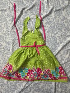 Cute Green Floral Dress