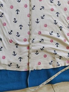 Cute Anchor Print Nightdress