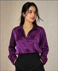 Purple Silk Shirt