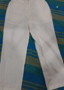 Classic White Trousers
