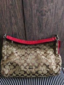 Coach Monogram Shoulder Bag