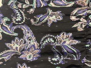 Chic Paisley Print Wrap Top