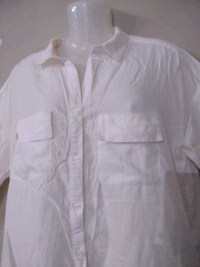 Classic off- White Button-Up Shirt Xxl