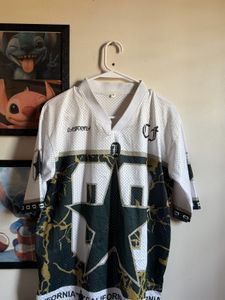 Unique Graphic Print Jersey T-Shirt
