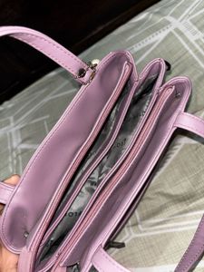Chic Pink Quilted Handbag