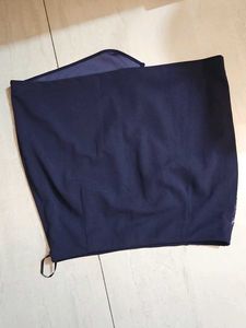 Navy Blue Sequin Skirt