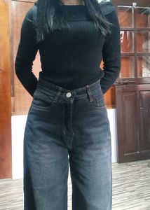 H&amp;M baggy charcoal