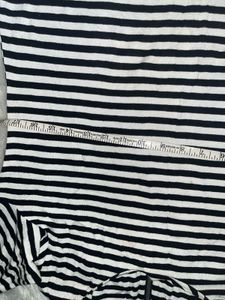 Striped A-line Dress