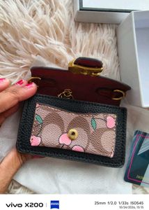 Coach( COPY)Cherry KEYCHAIN SLING  PREMIUM WITH BO