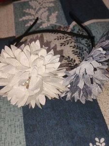2 Floral Hair band with Pearls