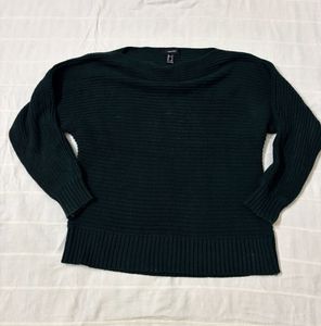 Forever 21 Bottle Green Pullover/ Sweater