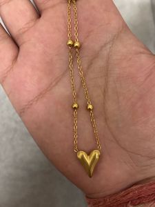 💖 Golden Heart Charm Necklace