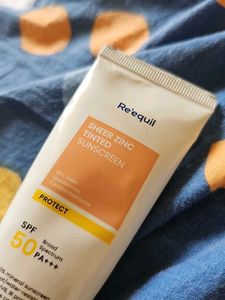 Re'equil Sheer Zinc Tinted Sunscreen SPF 50