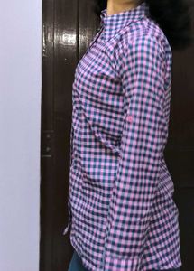 Pink Checkered Shirt