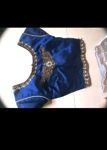 Elegant Blue &amp; Silver Lehenga Choli Set