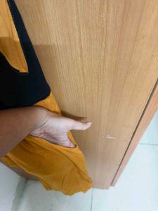 Mustard Two-Tone Casual Dress