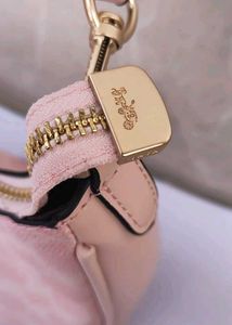 Coach Pink Signature Shoulder Bag
