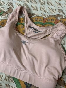 Pink Textured Top for Gym