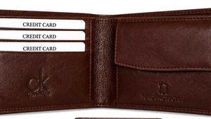 Calvin Klein Brown Leather Wallet
