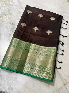 Elegant Soft Silk Allover Boota Saree