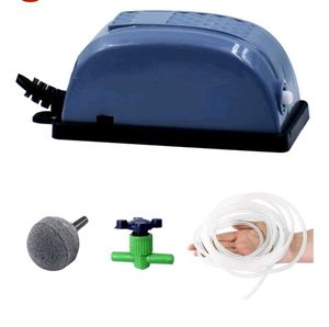Aquarium Air Pump Kit - Black Colour