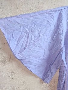 Cute Lavender Bell Sleeve Top Oversized