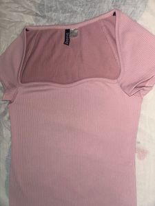 Ribbed Square Neck Mini Dress