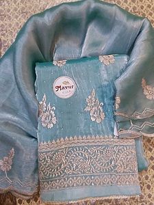 Elegant Teal Embroidered Kurta Set