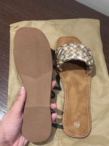 Stylish Braided Flat Sandals HYDEOUT