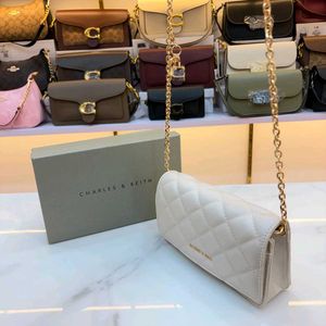 Charles &amp; Keith Quilted Chain with charm 🤍