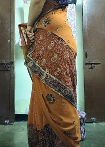 Elegant Saree with Embellishments
