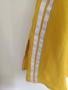 Yellow Champion Style T-Shirt Dress