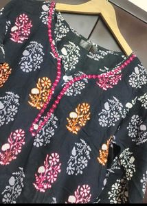 Multi Floral Print Kurti For 38 Bust