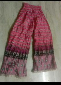 crepe cresh Palazzo Pants and alia kurti