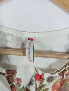 Cream Printed Casaul Dress (Women)