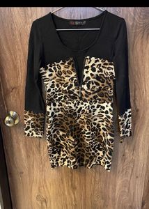 Animal Print Bodycon Dress
