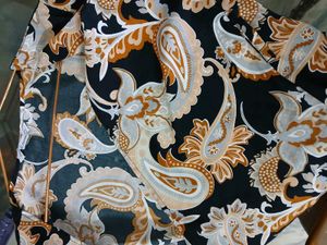 Stylish Paisley Print Open Front Cardigan