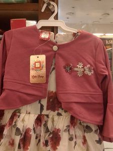 Little Baby Girls' Floral Dress &amp; Jacket Set
