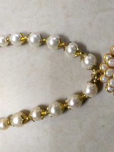 Beautiful Pearl Set With Earrings