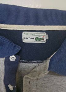 Men's Grey Lacoste Polo Shirt