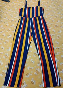 Striped Jumpsuit for Women