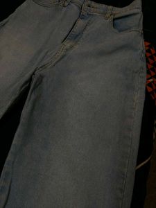 Light Wash Wide Leg Jeans