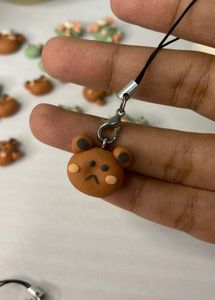 Set of 3 clay charms