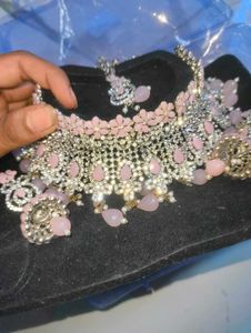 Stunning Kundan &amp; daimond Pearl Choker Set