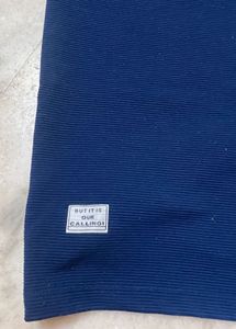 Men's Blue V-Neck T-Shirt &amp; Grey Jeans