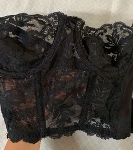 Lace Corset Top Bustier