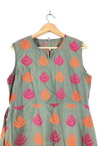 Grey Printed Dress(Women’s)